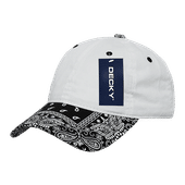 Decky 6 Panel Low Profile Relaxed Bandana Paisley Bill Dad Hat 256