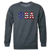 Rapid Dominance Graphic Crewneck Flag Text Shirt RS3-784