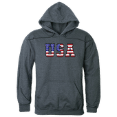Rapid Dominance Graphic Pullover Flag Text 2 Hoodie RS4-811 HEATHER CHARCOAL Primary