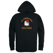 Rapid Dominance Graphic Pullover USMC Dog Hoodie RS4-DOG BLACK Primary