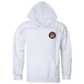 Rapid Dominance Graphic Pullover USMC Emblem Hoodie RS4-MCE WHITE Primary