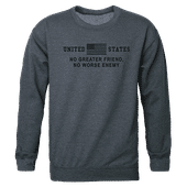 Rapid Dominance Graphic Crewneck No Greater Shirt TS2-792