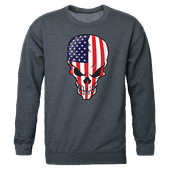 Rapid Dominance Graphic Crewneck Skull Flag Shirt TS2-801