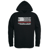 Rapid Dominance Graphic Pullover Thin Red Line Hoodie TS4-785 BLACK Primary