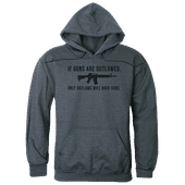 Rapid Dominance Graphic Pullover Outlawed Hoodie TS4-791 HEATHER CHARCOAL Primary