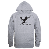 Rapid Dominance Graphic Pullover Live Free Hoodie TS4-793 HEATHER GREY Primary