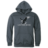 Rapid Dominance Graphic Pullover Live Free Hoodie TS4-793 HEATHER CHARCOAL Primary
