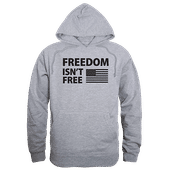 Rapid Dominance Graphic Pullover Freedom Isn't Hoodie TS4-796 HEATHER GREY Primary