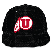 W Republic Velvet Snapback Cap Utah Utes 1024-176