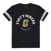 W Republic Men's Football Tee Shirt North Carolina Charlotte 49Ers 504-194