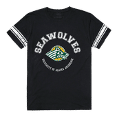 W Republic Men's Football Tee Shirt University Of Alaska Anchorage Seawolves 504-259