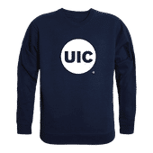 W Republic College Crewneck Sweatshirt Illinois-Chicago Flames 508-180