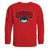 W Republic College Crewneck Sweatshirt Western Oregon Wolves 508-406