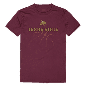 W Republic Basketball Tee Shirt Texas State Bobcats 510-181