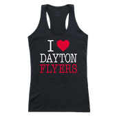 W Republic Women's I Love Tank Shirt Dayton Flyers 532-119