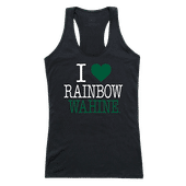 W Republic Women's I Love Tank Shirt Hawaii Warriors 532-122