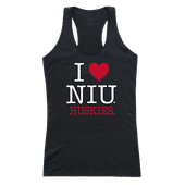 W Republic Women's I Love Tank Shirt Northern Illinois Huskies 532-142