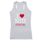 W Republic Women's I Love Tank Shirt Northern Illinois Huskies 532-142