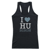 W Republic Women's I Love Tank Shirt Howard Bison 532-171