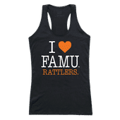 W Republic Women's I Love Tank Shirt Florida A&M Rattlers 532-218