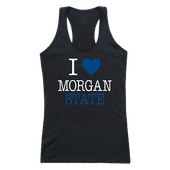 W Republic Women's I Love Tank Shirt Morgan State Bears 532-224