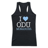 W Republic Women's I Love Tank Shirt Old Dominion Monarchs 532-228