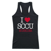 W Republic Women's I Love Tank Shirt Saint Cloud State Huskies 532-237