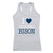 W Republic Women's I Love Tank Shirt Bucknell University Bisons 532-273