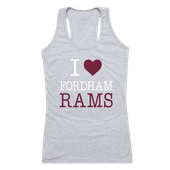 W Republic Women's I Love Tank Shirt Fordham Rams 532-305