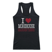 W Republic Women's I Love Tank Shirt Morehouse College Tigers 532-346
