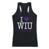 W Republic Women's I Love Tank Shirt Western Illinois Leathernecks 532-405