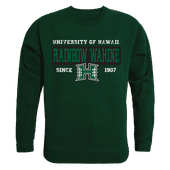 W Republic Established Crewneck Sweatshirt Hawaii Warriors 544-122