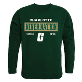 W Republic Established Crewneck Sweatshirt North Carolina Charlotte 49Ers 544-194