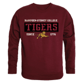 W Republic Established Crewneck Sweatshirt Hampden Sydney Tigers 544-309