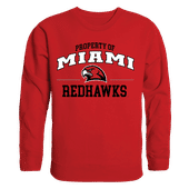 W Republic Property Of Crewneck Sweatshirt Miami Of Ohio Redhawks 545-131