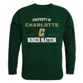 W Republic Property Of Crewneck Sweatshirt North Carolina Charlotte 49Ers 545-194