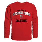 W Republic Property Of Crewneck Sweatshirt Cal State Channel Islands Dolphins 545-204