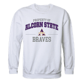 W Republic Property Of Crewneck Sweatshirt Alcorn State Bravehawks 545-261