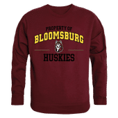 W Republic Property Of Crewneck Sweatshirt Bloomsburg University Huskies 545-268