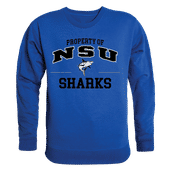 W Republic Property Of Crewneck Sweatshirt Nova Southeastern Sharks 545-358