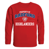 W Republic Property Of Crewneck Sweatshirt Radford Highlanders 545-366