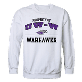 W Republic Property Of Crewneck Sweatshirt Wisconsin Whitewater Warhawks 545-414