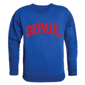 W Republic Arch Crewneck Sweatshirt Depaul Blue Demons 546-121
