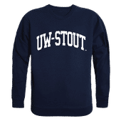 W Republic Arch Crewneck Sweatshirt Wisconsin Stout Blue Devils 546-413