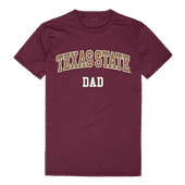 W Republic College Dad Tee Shirt Texas State Bobcats 548-181