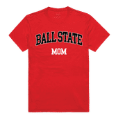 W Republic College Mom Tee Shirt Ball State Cardinals 549-264