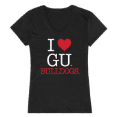 W Republic Women's I Love Shirt Gonzaga Bulldogs 550-187