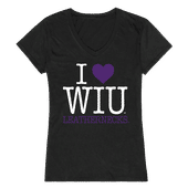 W Republic Women's I Love Shirt Western Illinois Leathernecks 550-405