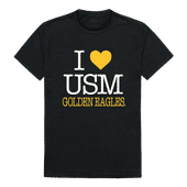 W Republic I Love Tee Shirt Southern Mississippi Golden Eagles 551-151