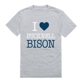 W Republic I Love Tee Shirt Bucknell University Bisons 551-273